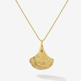 Schmuck, der direkt dem Meer entspringt. Anhänger aus Gold Vermeil, aus unserer etruskischen Kollektion Rückseite