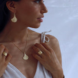 Schmuck, der direkt dem Meer entspringt. Kette und Anhänger aus Gold Vermeil, aus unserer etruskischen Kollektion