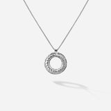 Exklusiver Schmuck aus dem Meer Kranz Anhänger aus Silber Rückseite
