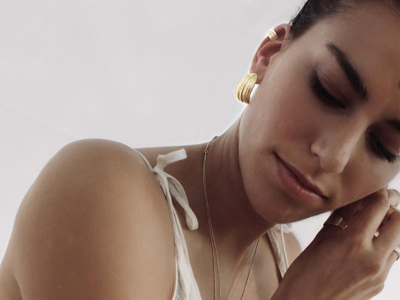 Sepiah Earrings Ohrringe Kategorie Gold Vermeil