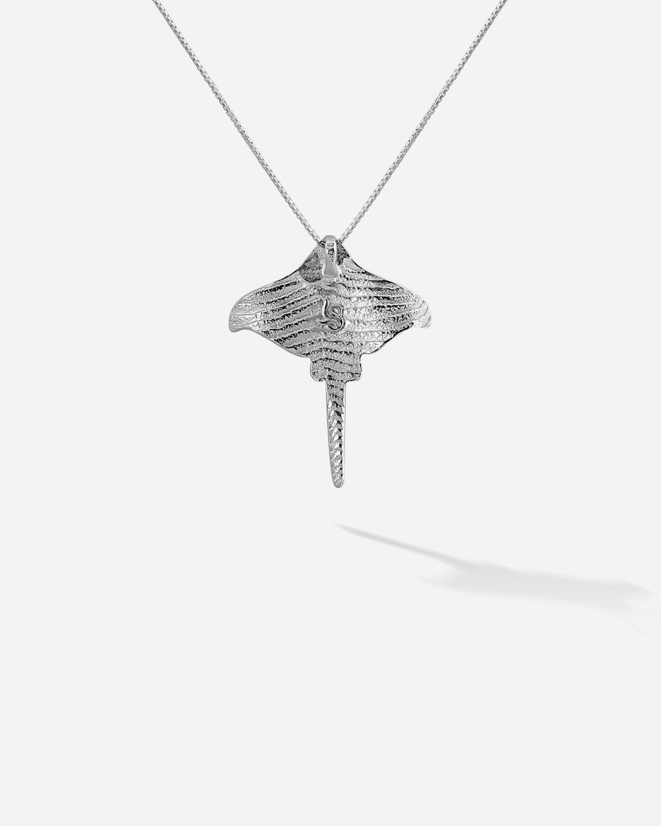 Meeresschmuck silber Manta Rochen
